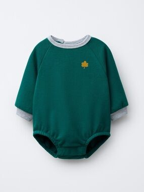Zara CONTRAST TRIM
ROMPER / Size 9-12 months